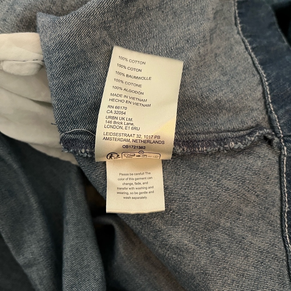 Free People Chester Denim Button-Down Dress - Picture 11 of 13